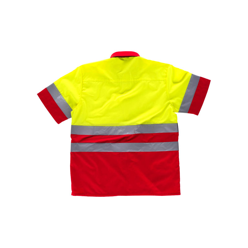 camisa-workteam-alta-visibilidad-c3812-rojo-amarillo