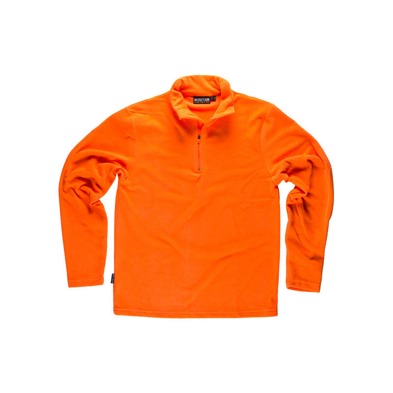 camiseta-polar-workteam-s4001-naranja-fluor