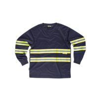 camiseta-workteam-alta-visibilidad-c3937-azul-marino-amarillo
