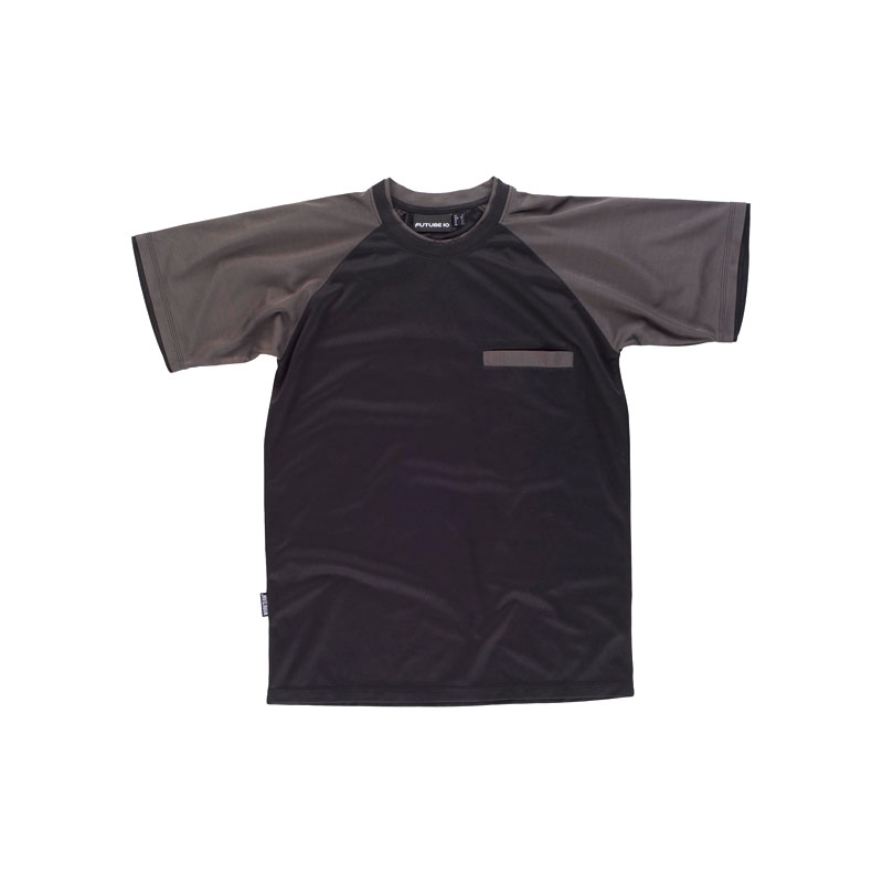 camiseta-workteam-wf1016-negro-gris-oscuro