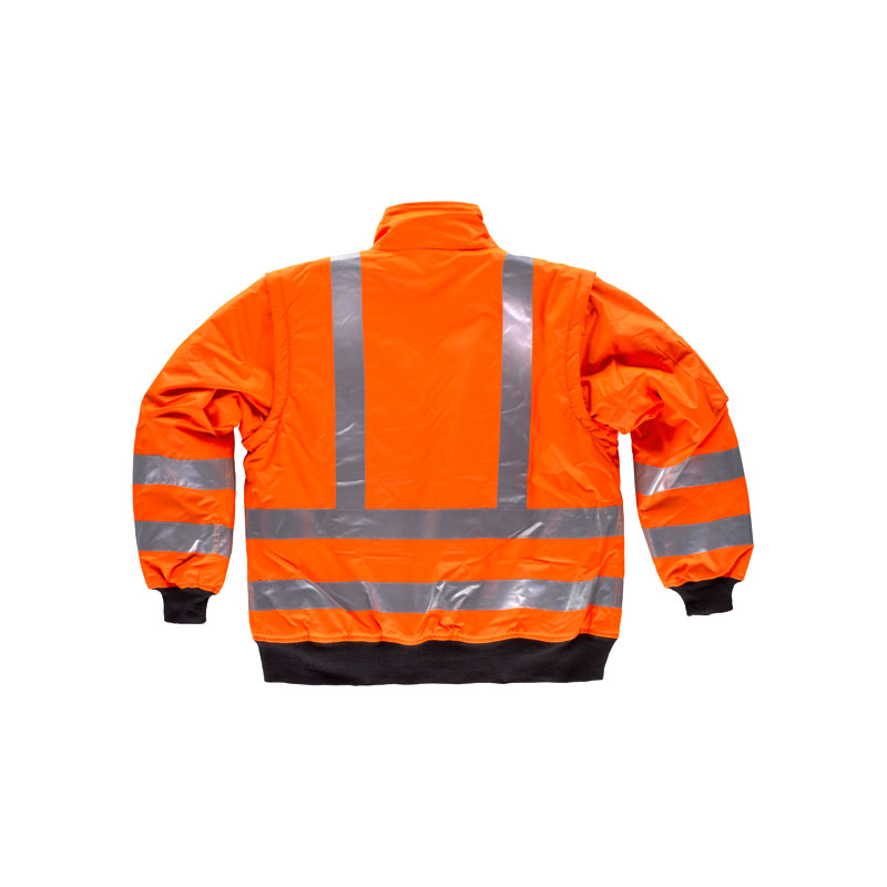 cazadora-workteam-alta-visibilidad-desmontable-c3720-naranja-fluor