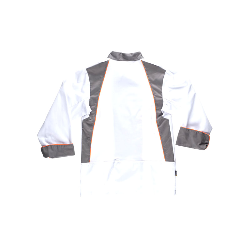 chaqueta-workteam-cocina-b9240-blanco-gris-naranja
